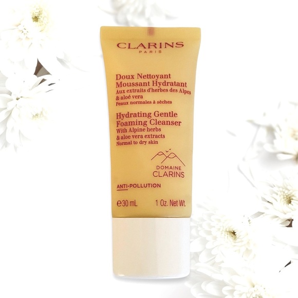 NEW Clarins Hydrating Gentle Foaming Cleanser Alpine Herbs & Aloe Vera Extracts - Picture 5 of 5